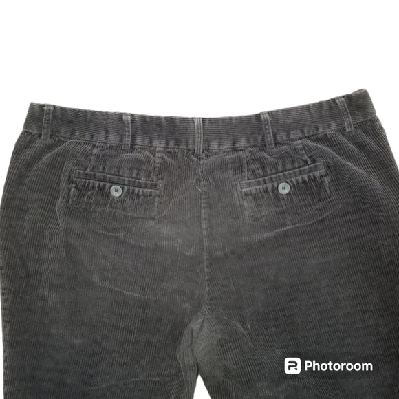 Boden Wide Wale Corduroy Pants Dark Gray Size 18L - Picture 9 of 16